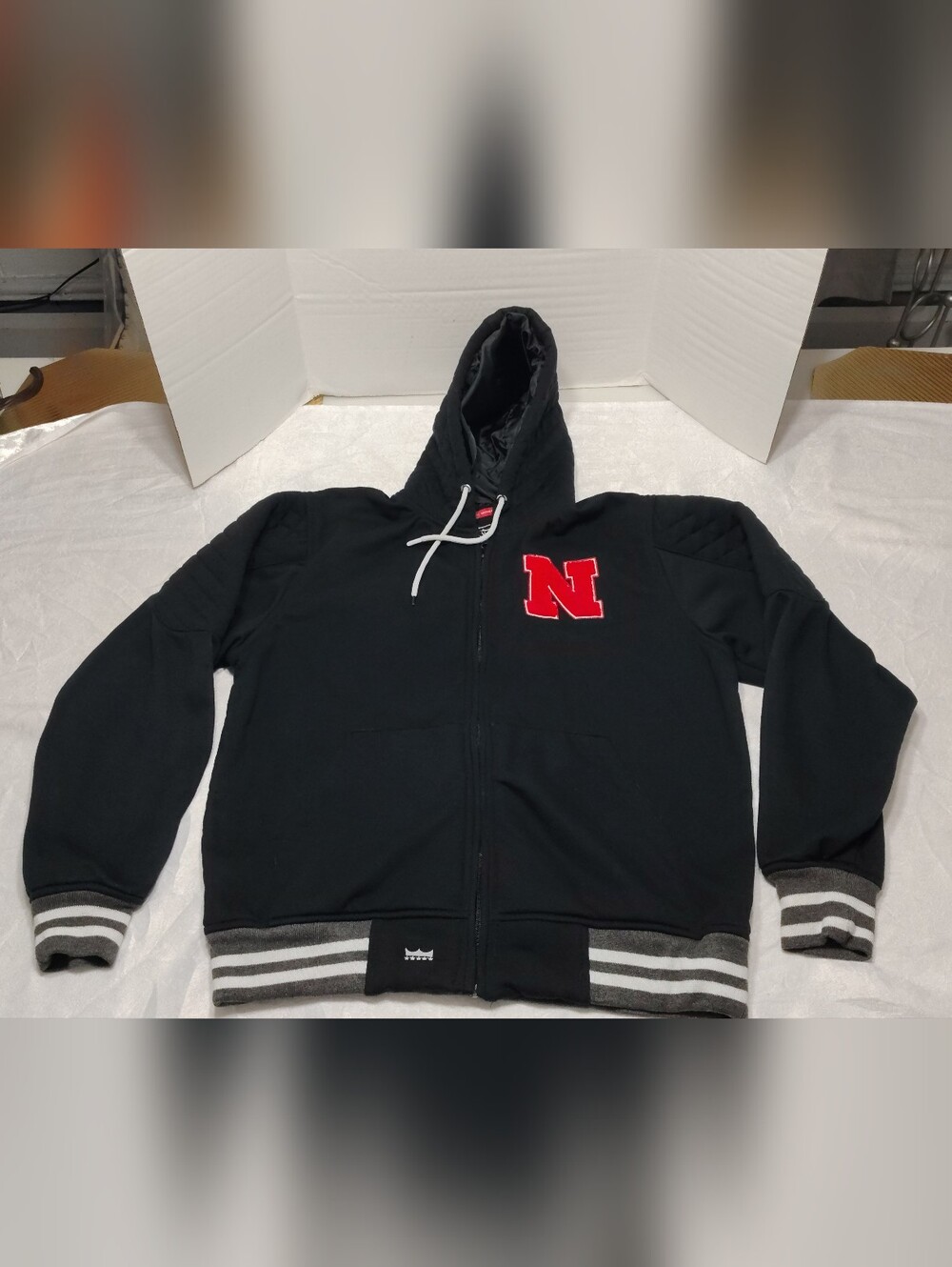 Franchise Club Nebraska Huskers Grind Jacket Men Size XL full Zip Hoodie Jacket